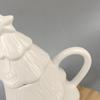 Christmas Creative Limited Christmas Tree American Ceramic Cup with Lid Pure White Mug Coffee Cup Couple