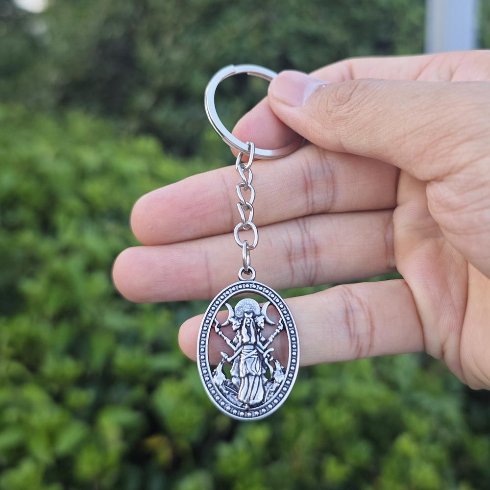 Colar Vintage De Bruxa, Joias Para Mulheres, Meninas, Deusa Da Lua Tripla, Hecate, Pingente, Corrente De Pescoço, Acessórios De Presentes