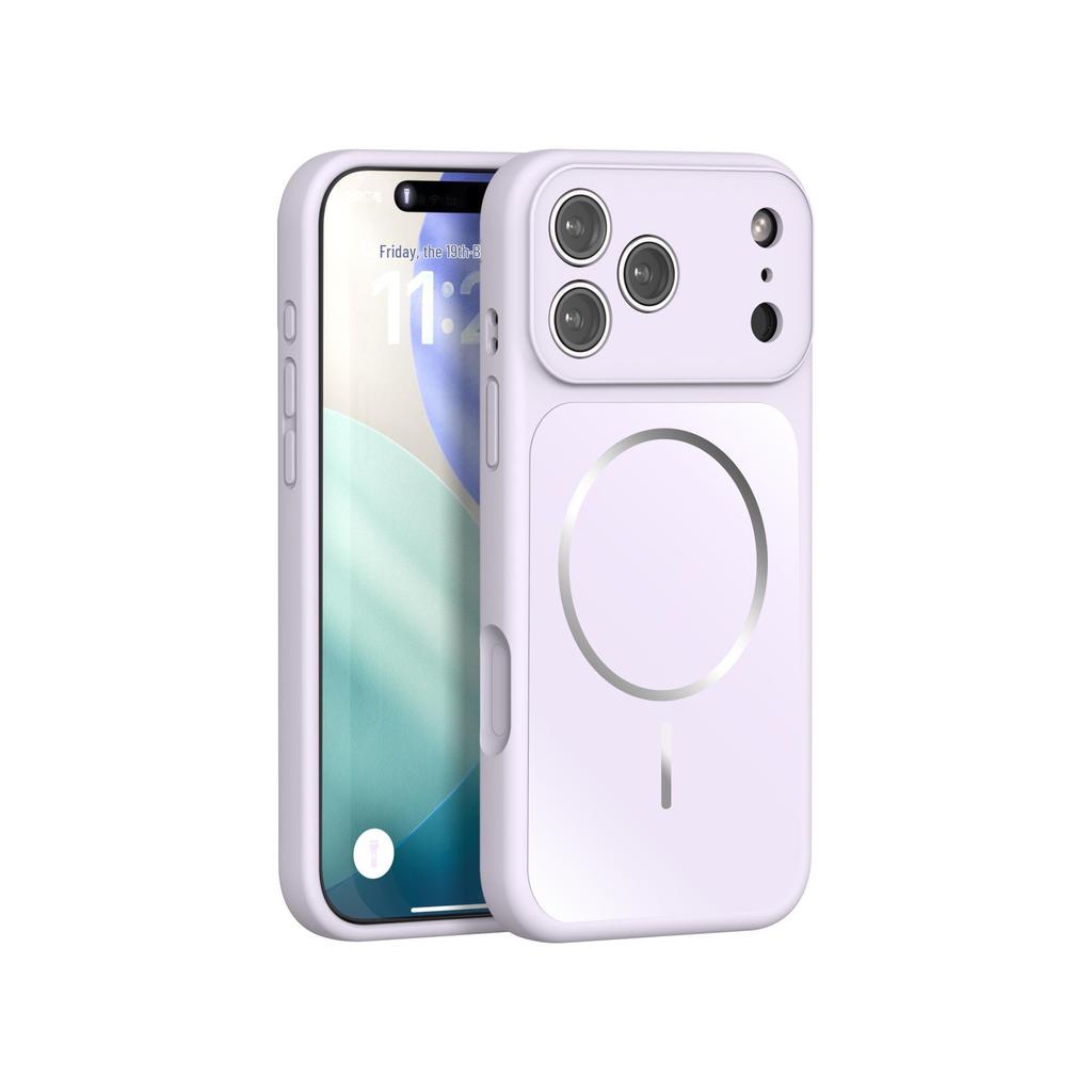 Apple Pro Max Liquid Silicone Magnetic Full Coverage iPhone Case