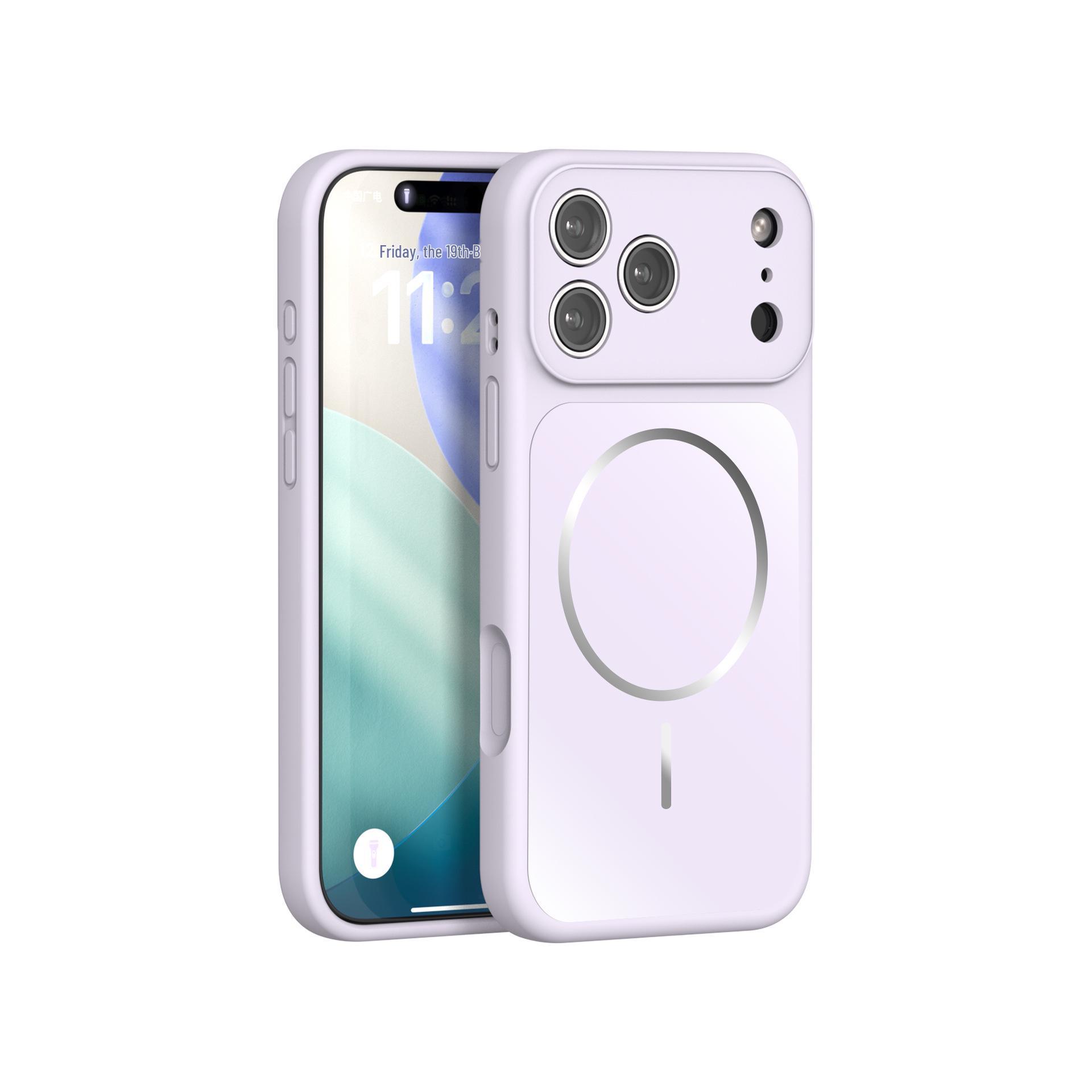Apple Pro Max Liquid Silicone Magnetic Full Coverage iPhone Case iPhone 16 Pro