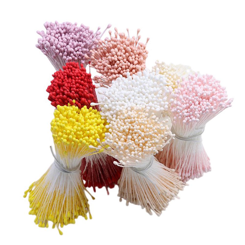 380 pcs: 1mm Matte Flower Centers & Imitation Plaster Stamens for Roses, Lilies