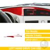 Red Carbon Fiber Whole Interior Stickers For Mazda 3 Axela 2010-2013 Car Accessories Dash Trim Gear Shift Console Cover Molding SW8
