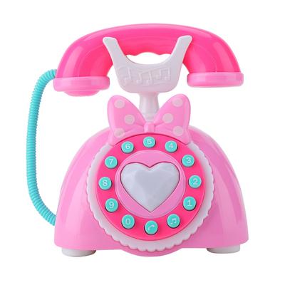 Dwujęzyczny Telefon Muzyczny Dziecko Dzieci Rozwój Edukacyjny Zabawka Udawaj Zabawę Prezent (niebieski)