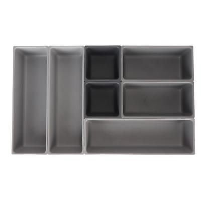 Silverware Drawer Organizer Sturdy Plastic Large Capacity Multifunction Utensil Organizer for Knife