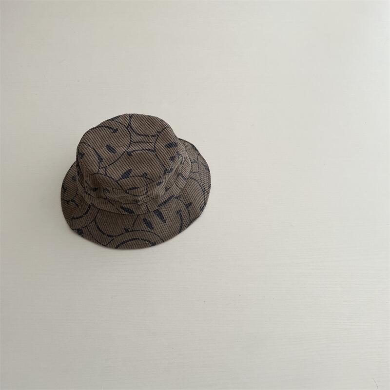 

Children Beach Panama Caps Cute Pattern Kids Bucket Hat Full Print Wide Brim Baby Boys Girls Sun Protection Fisherman Hat 48-52cm
