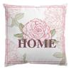European-style Flower Pillowcase, Retro American Rose Flower Printed Pillow and Cushion Cover