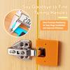 Hinge Installation Positioning Piece with Magnetic Woodworking Quick Installation Point Fixed Plate for Cabinet Door Panel Hing