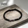 Handmade Alloy Rope Bracelet Braided for Men Women, Adjustable String Durable Bracelet, Boho Romantic Woven Wristband Couples Simple Personality