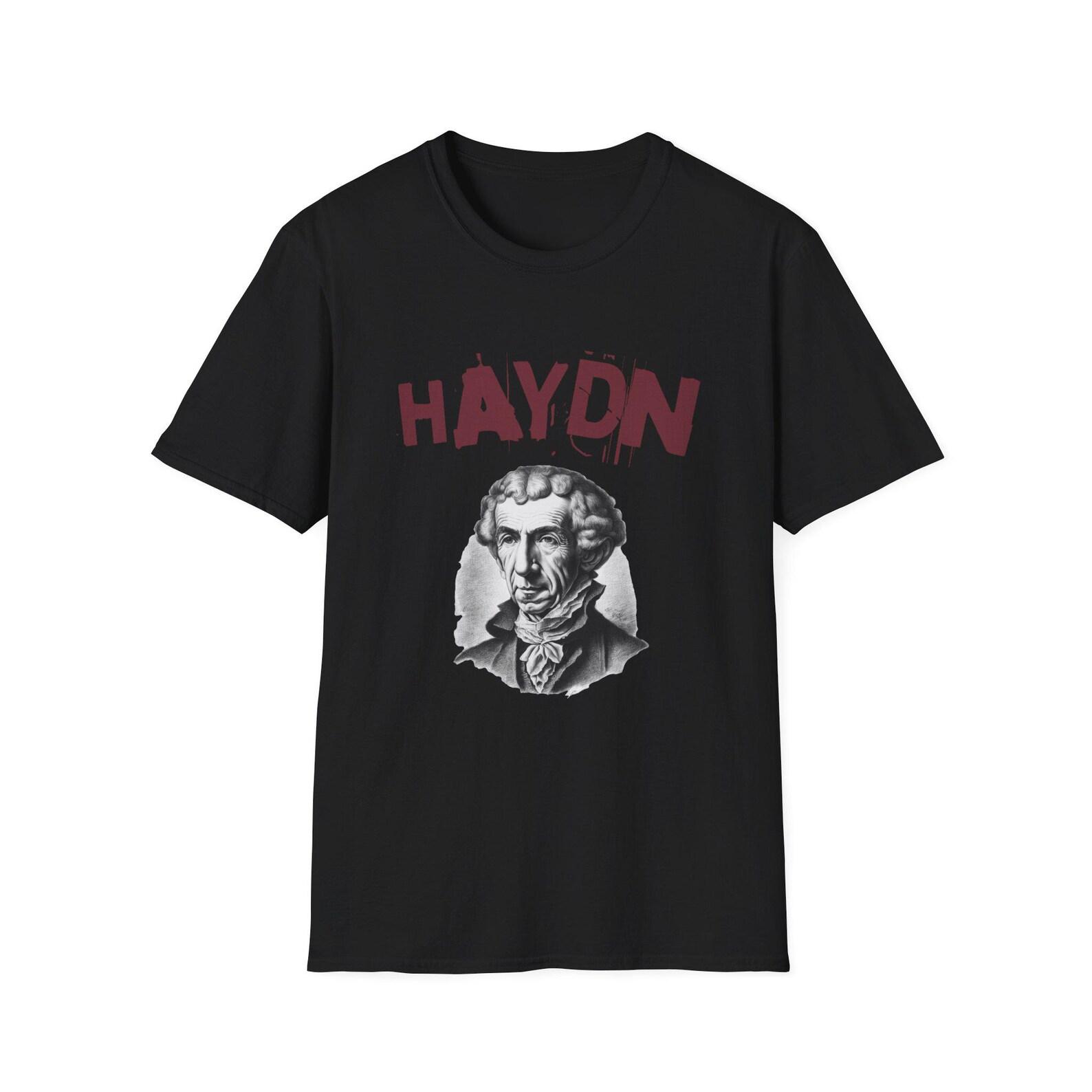 Joseph Haydn T-Shirt: Silly Portrait, Classical Composer Tee L