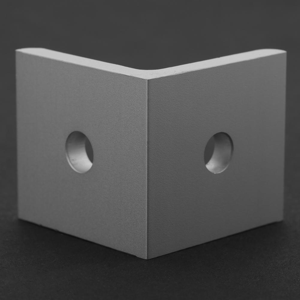 4 st. Kontakt Hörnvinkel Fästvinkel Anslutningsled Aluminiumprofil (Vit 3030)