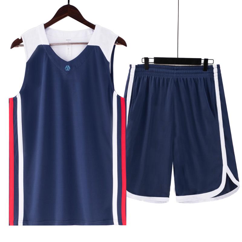 

Мужская баскетбольная форма большого размера свободного кроя 2024 года – дышащая, влагоотводящая майка для тренировок, бега и фитнеса 4XL (Suitable for 180-200 lbs) темно-синий