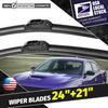 Set Of 2 OEM Quality Windshield Wiper Blades 24"+21" For 2011-2020 Dodge Charger