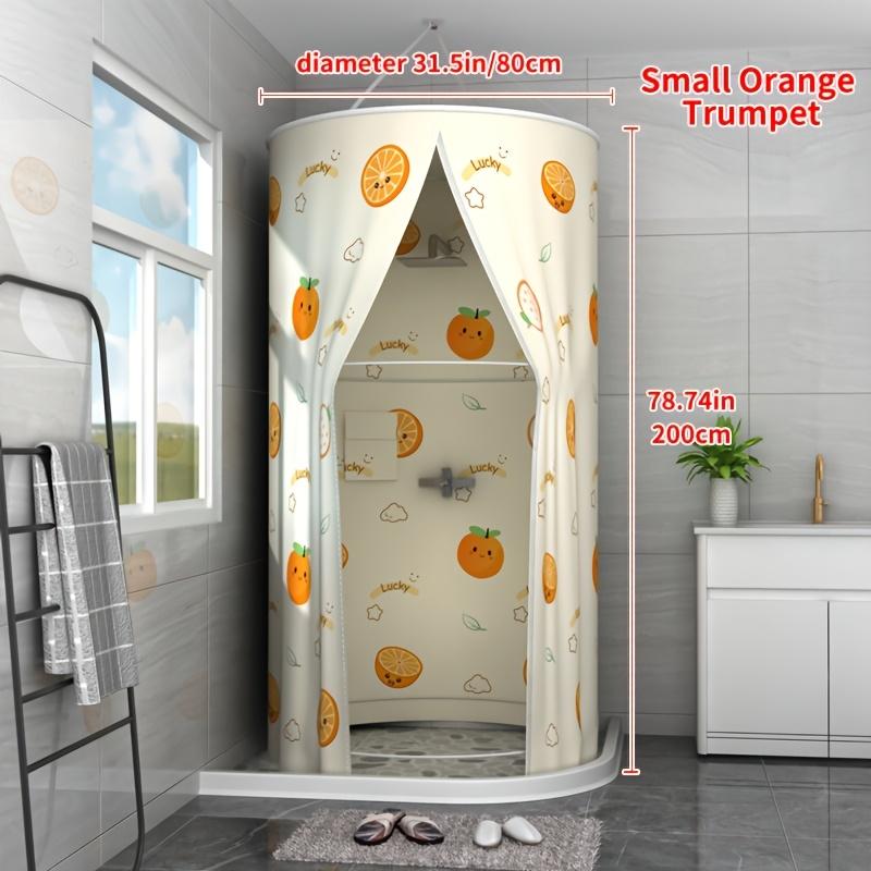 1pc Bathroom Shower Curtain Toilet Bath Tent Bath Cover Bath Tent Winter Home Insulation Cover Thickened Warm Bath Cover