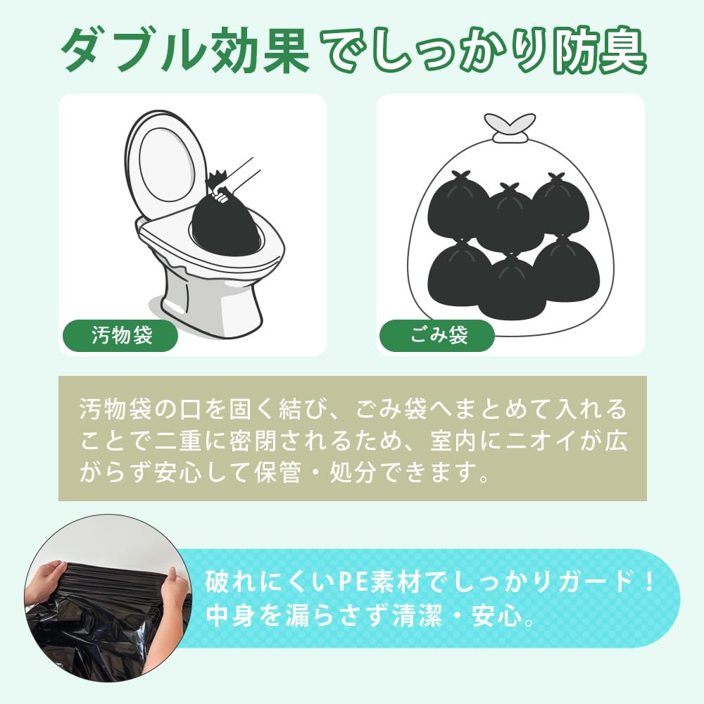 Emergency Toilet Portable Disposable Solidifying Emergency Evacuation Waste Japanese and Western Style Solidifying Disaster Relief Outdoor Odor Power