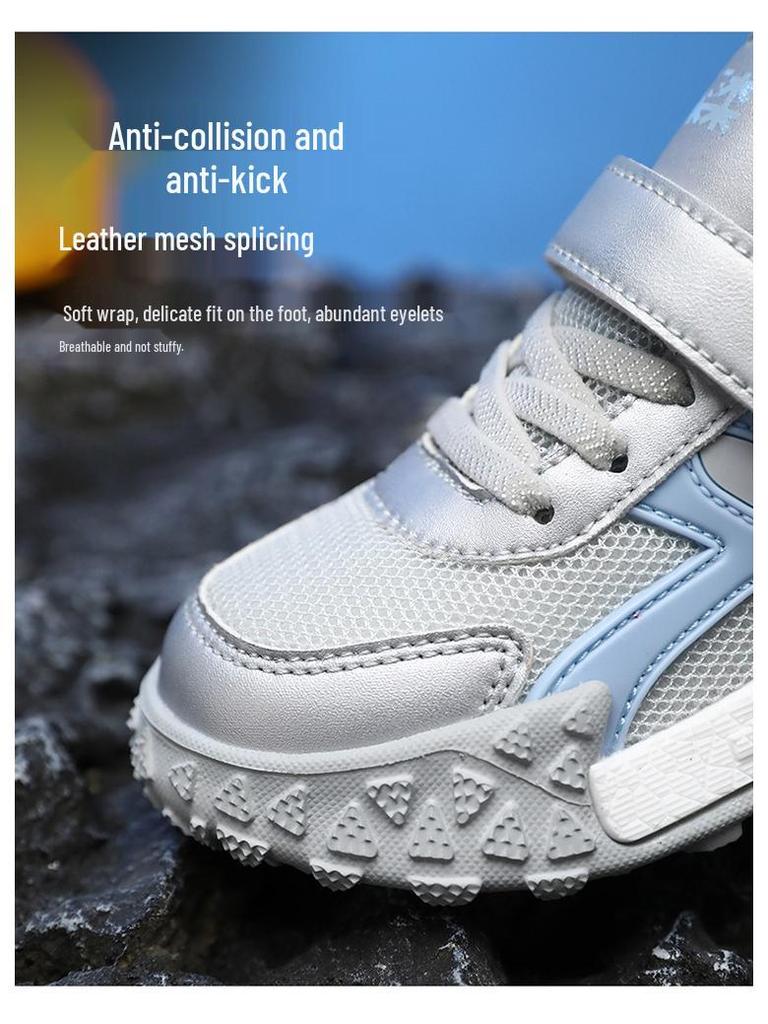 2026 Spring/Autumn Lightweight Girls' Mesh Breathable Running Shoes for Medium and Large Children