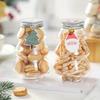Christmas Tree Shaped Jar Set, Shatterproof PET Containers For Candy