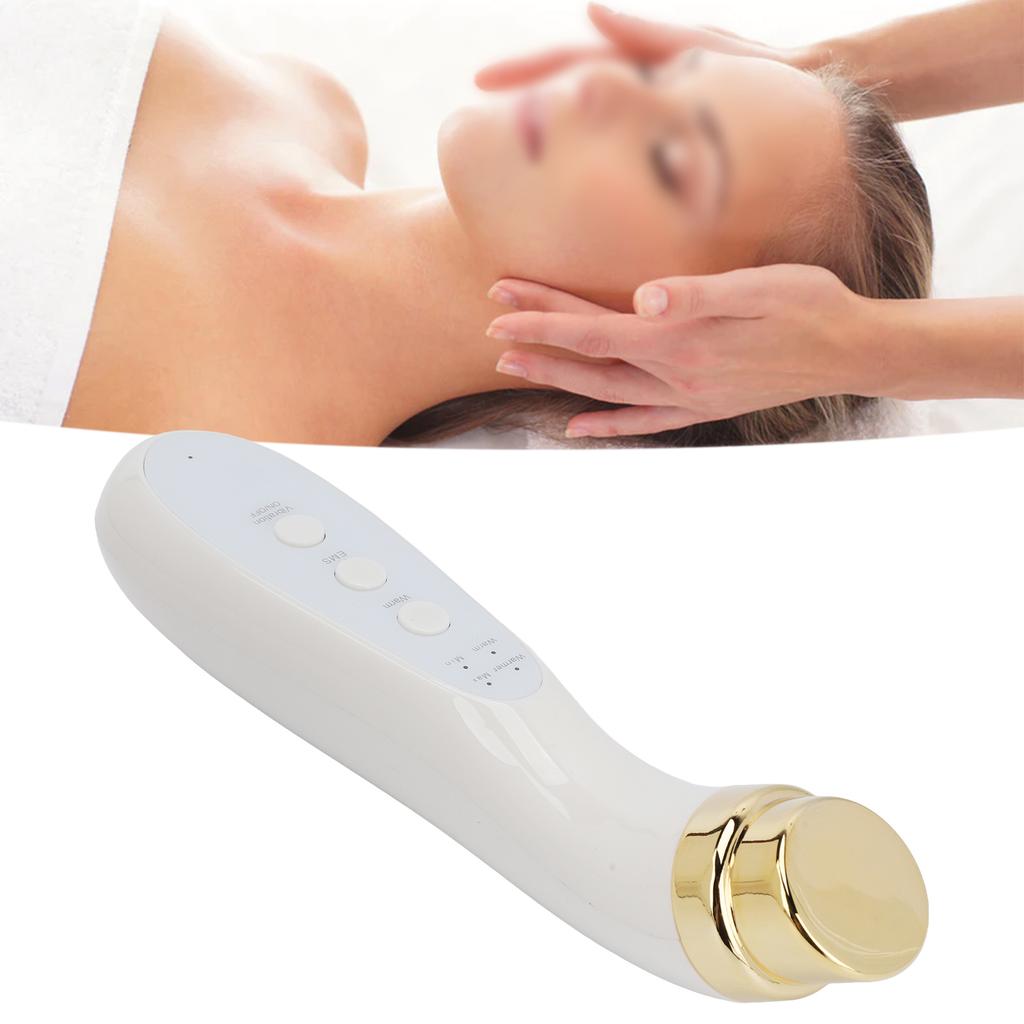 Facial Beauty Massager Hot Compress Vibration EMS Microcurrent Skin Tightening Lifting Machine