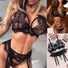 Nová sexy móda Krajkové spodní prádlo Spodní prádlo Noční košile Pyžamo Podvazek