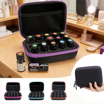 30 Slots Essential Oil Case for 5ML 10ML 15ML Essential Oil Roller Bottles Organizer Holder Perfume Hanging Storage Bag