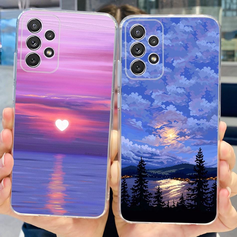 Stylish Soft Silicone Case For Samsung Galaxy A33 A53 A73 5G Clear TPU Phone Back Cover For Samsung A73 A53 A33 A336B A53B A736B