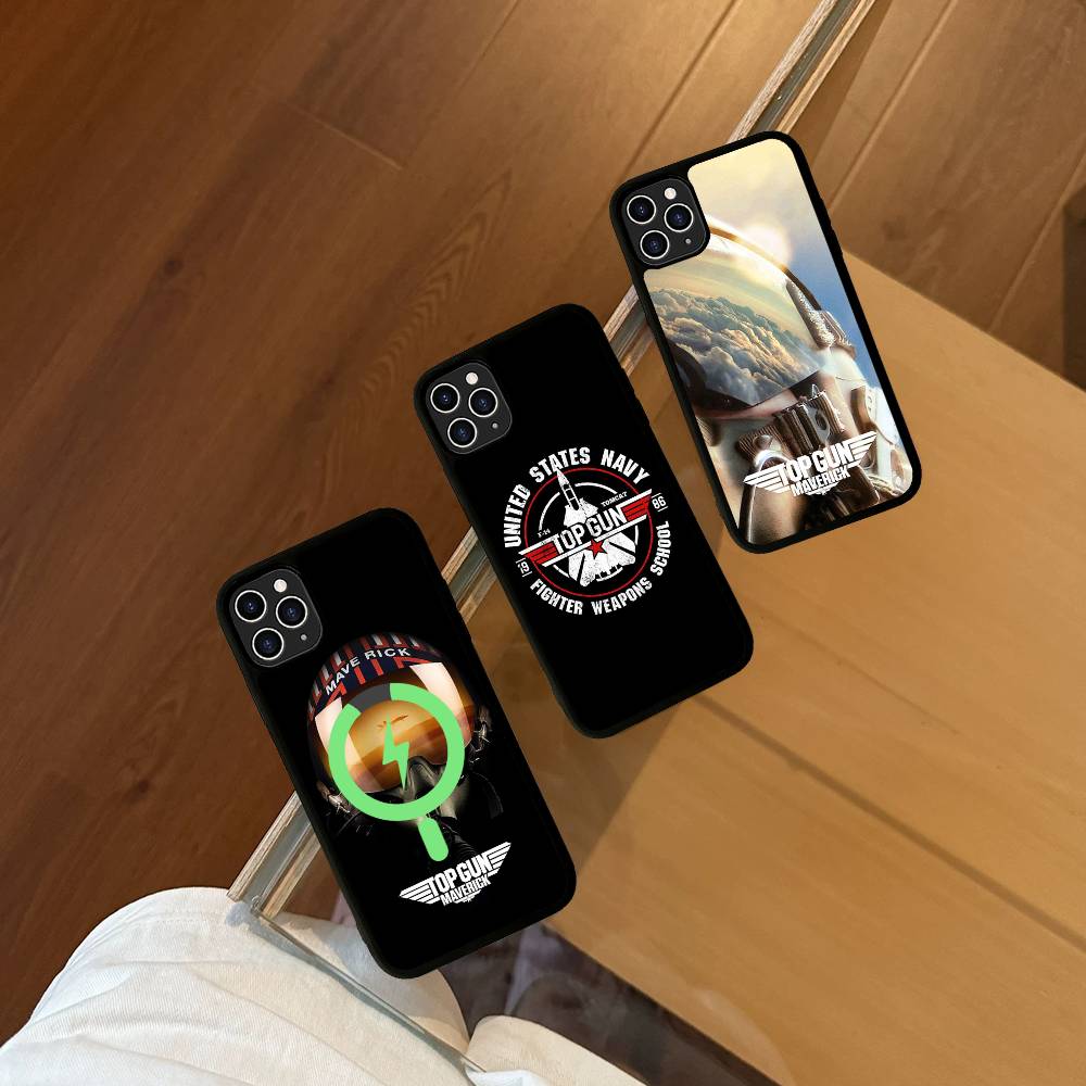 Top Gun Maverick For Magsafe Case For IPhone 17 16 Pro Max 15 14 Plus 13 12 11 Wireless Charging Phone Cover
