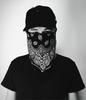 Trifong Bandana Black Paisley Unisex 100% Cotton 55cm X 55cm KC-E
