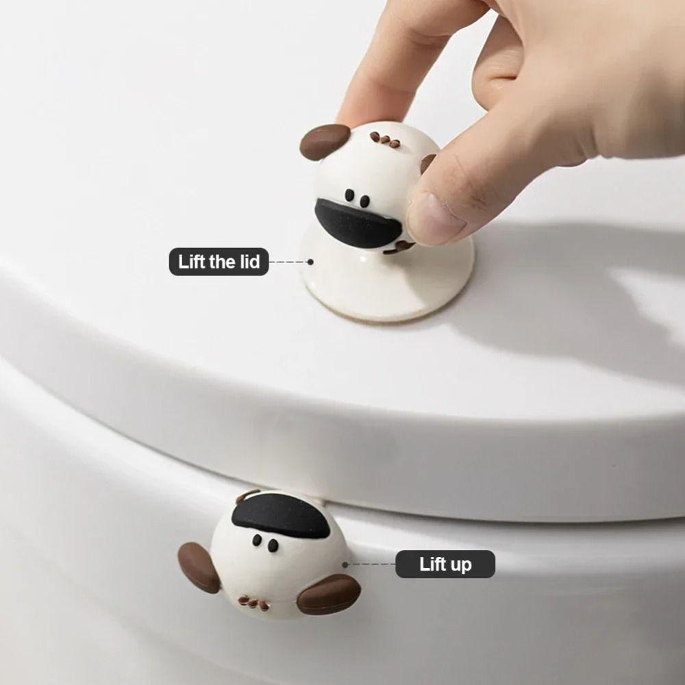 Easy Installation Cartoon Lamb Cabinet Handles No-Drill Drawer Knobs  Kids' Room Furniture