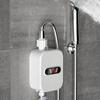 3000W Elektrischer Mini-Durchlauferhitzer Badezimmer Wasserhahn Armatur Sofort-Wassererhitzer Duschkopf-Set für Badezimmer Wasser Dusche