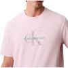 Calvin Klein Loose Soft Breathable Comfortable Letter Crew Neck Short Sleeve T-Shirt Men tops 4RB862G-TN9