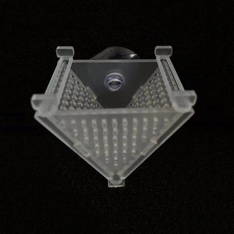 

New Acrylic Aquarium Decoration Hanging Fish Tank Mini Crystal Pot Polka Water Planting Cylinder Cup Feeding Accessories