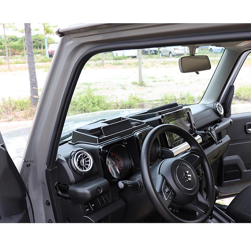 Car Co-pilot Handle Expansion Storage Box Dashboard Organizer Tray Phone Holder for Suzuki Jimny JB64 JB74 2019-2026 Accessories