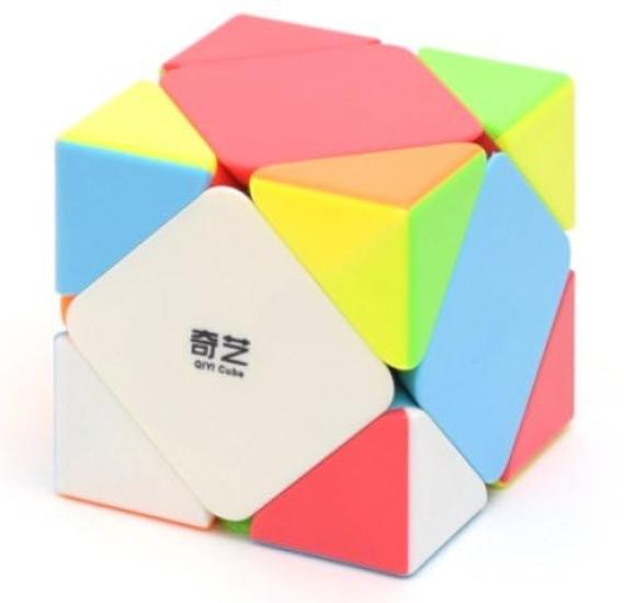 Kancharo Skewb Cube [Includes Pouch for Convenient Storage] (Sticker-Free, Skewb)