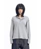 AAKAM Henry Neck Waffle Long Sleeve (Gray)