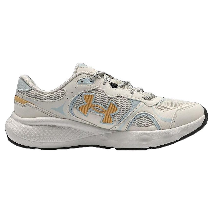 Under Armour Charged Vantage 2 Low Top Running Shoes Women sneaker White Yellow 3028449-100
