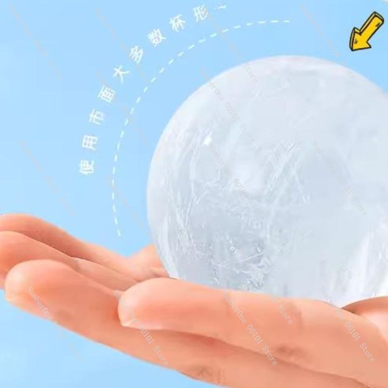 Large Ice Ball Molds for Whisky, Household Frozen Ice Blocks, Spherical Silicone Round Ice Cube Trays for Drinks