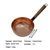 Saucepan Small Cookware Cookware with Handle Multifunctional Copper Copper Pot for Kitchen Home Restaurant Cooking Camping