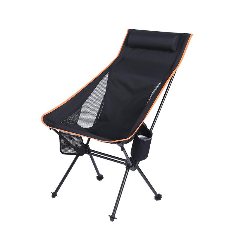Outdoor Camping Ultralight Folding Chair Travel Chair Fishing BBQ Hiking Strong High Load 150kg Beach Oxford Cloth Fishing Chair