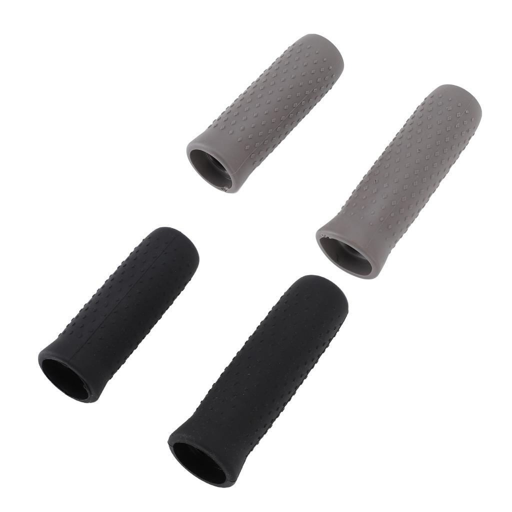 1 Pair Handlebar Grip Convex Particle Design Non Slip Comfortable Electric Scooter Handlebar Grip Re