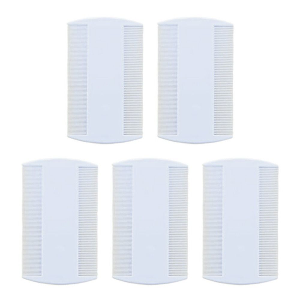 

Догляд за волоссям Портативні інструменти для укладання волосся Гребінець від бліх для домашніх тварин Щітка для краси Гребінець для вошей Гребінець з вузькими зубами white-5pcs