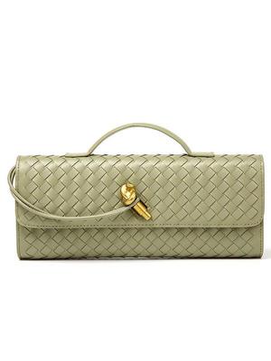 2025 Herbst/Winter High-End Crossbody Gewebte Clutch: Vielseitige Abend-Baguette-Schultertasche