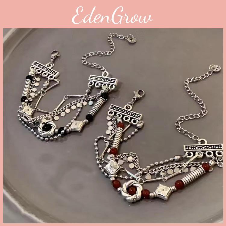 Alloy Stylish Artistic Bracelet With Ethnic Geometric Design For Travel Gifts