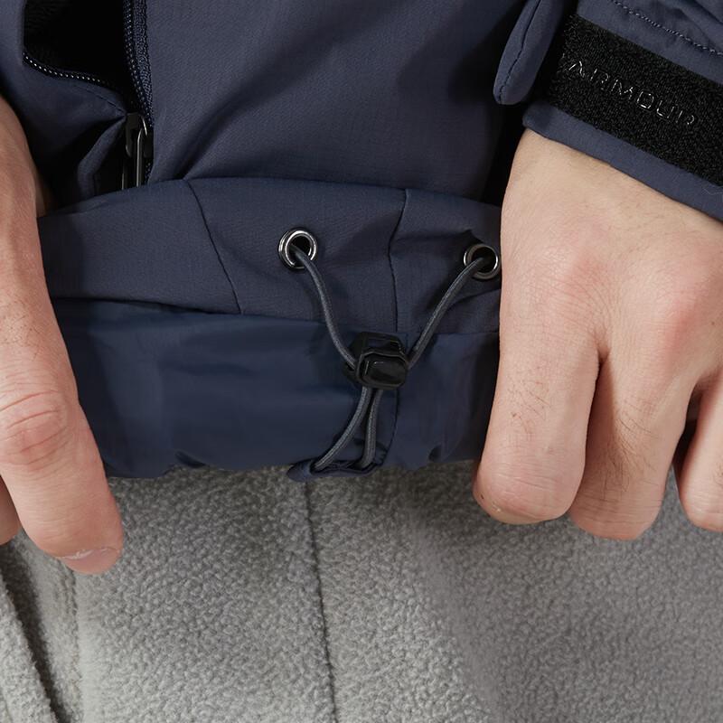 Under Armour Solid Color Casual Hooded Long Sleeve Down Jacket Breathable Knitted Casual Pants Sports Suit 23600801-013+23600703-409