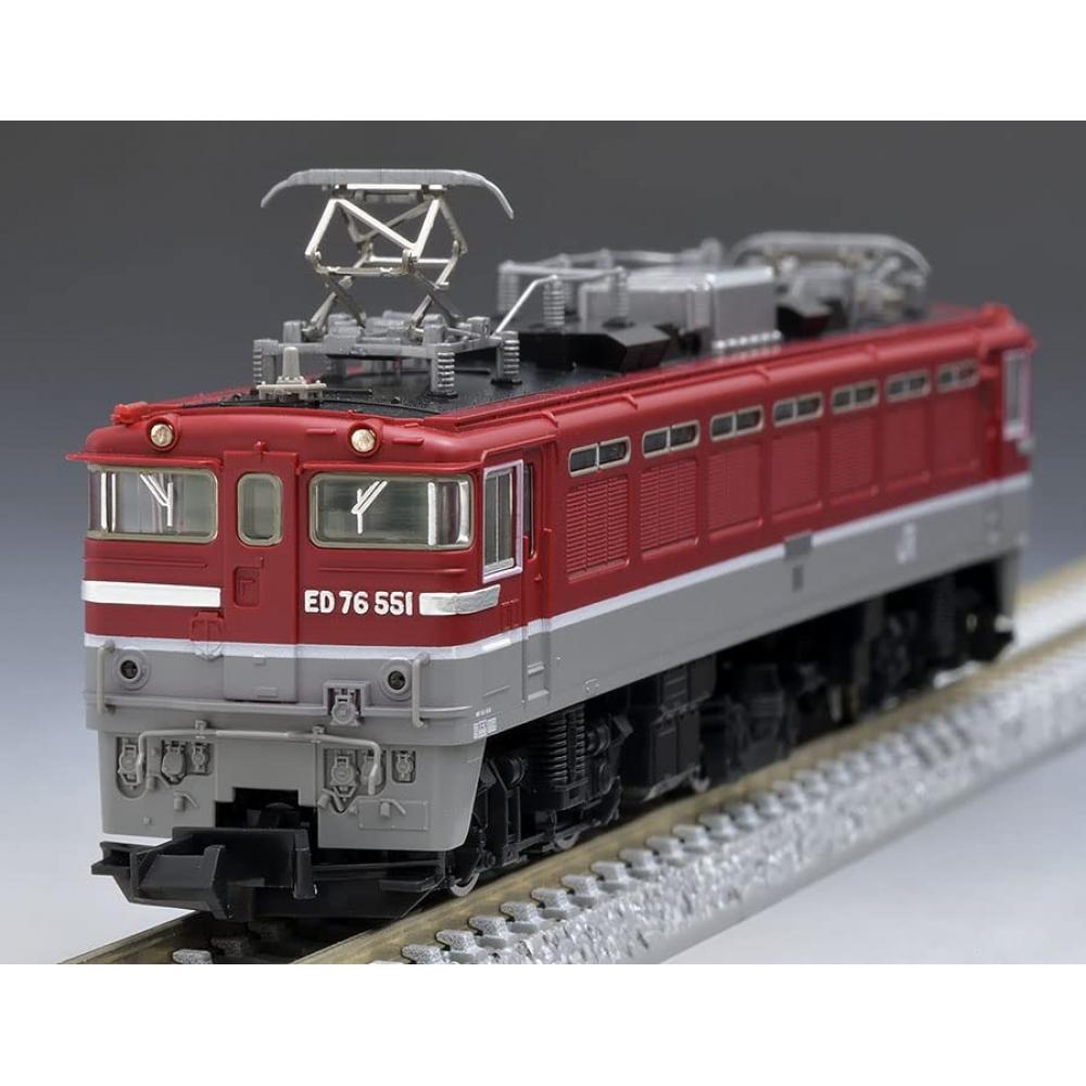 TOMIX N Gauge JR ED76 550 Type 7158 Railway Model Electric Locomotive Red