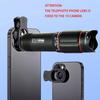 Cell Phone Camera Lenses Kit 18X25 Monocular Telescope Fits Most Smartphones for Birdwatching Traveling, Hunting Football Games