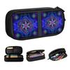 Custom Sacred Geometry Flower Of Life Pencil Case for Boys Gilrs Big Capacity Mandala Meditation Pen Box Bag Stationery