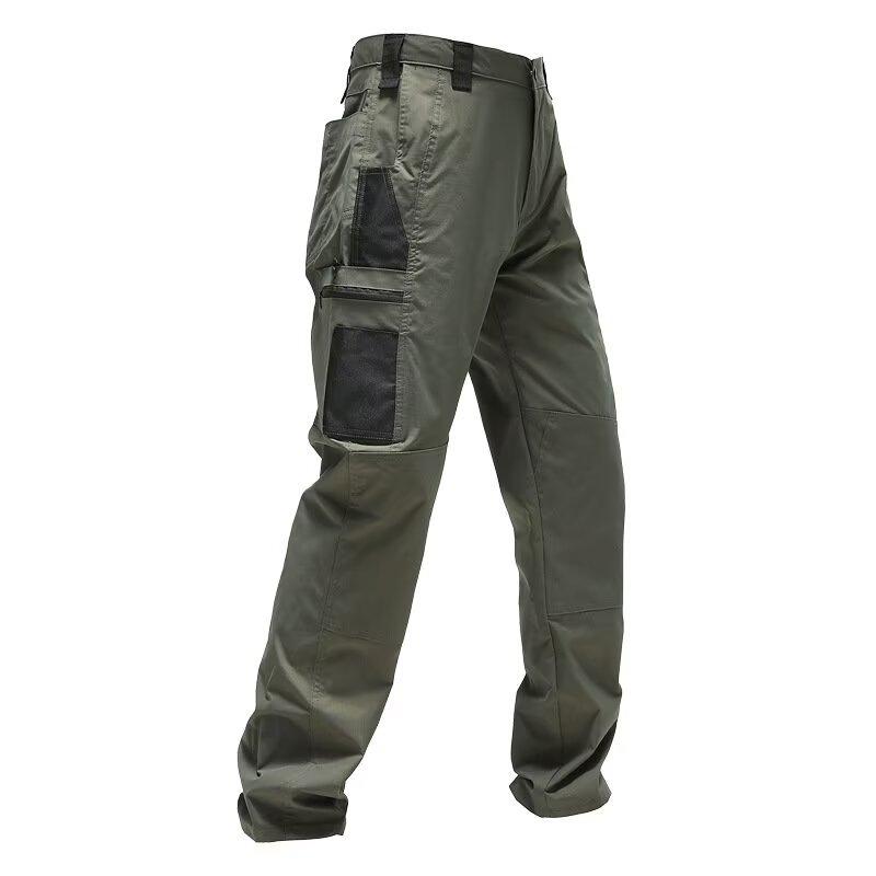 Men's Summer Work Pants: Comfortable, Quick-Drying, Wear-Resistant, Versatile Solid Color Tactical Pants