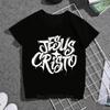 Children Clothing Jesus Print Tshirts Summer Boys Girls Casual Fashion Funny Tops Kids Colorful Crew Neck Short Sleeve Tees