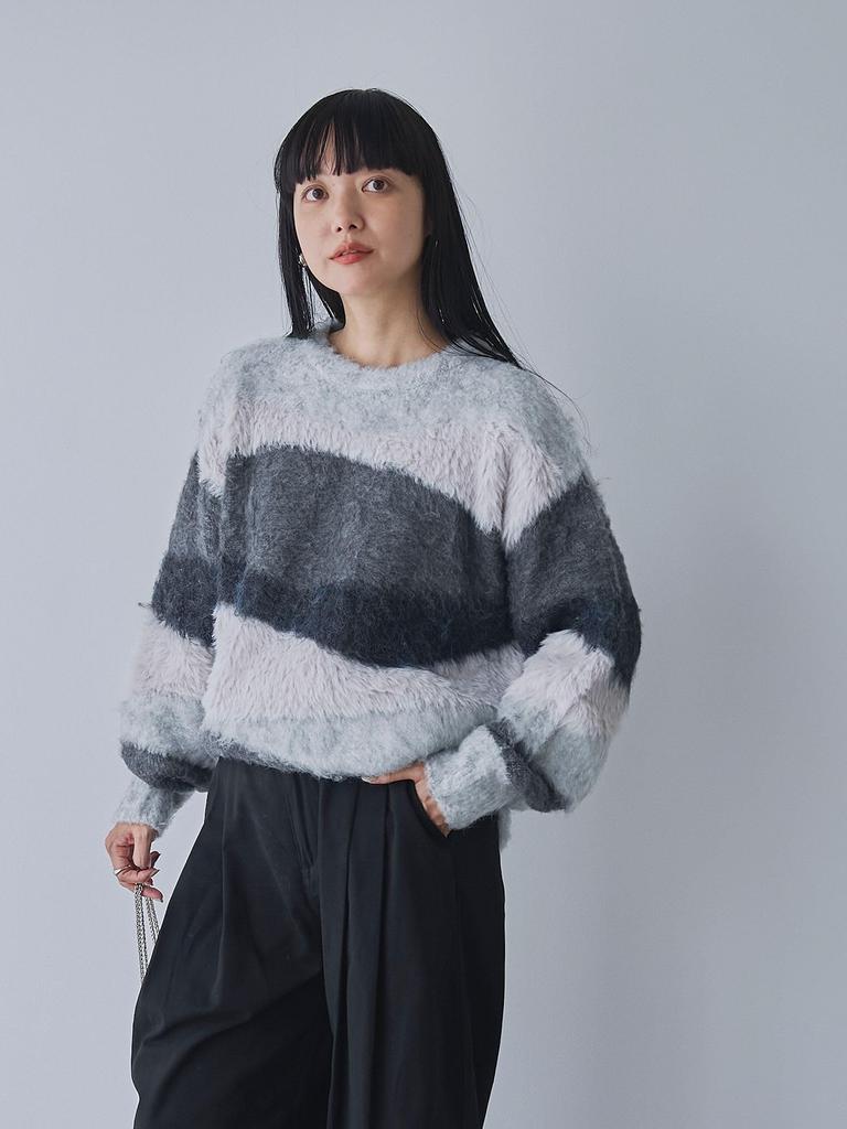 Cohen Mischgarn Colorblock Strick 76306460216 1900 DK.GRAU(19) KOSTENLOS