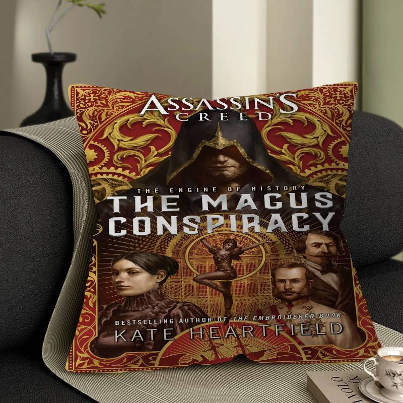 A-Assassins Creed Personalized Picture Text Home Decorative Pillows Household Gifts 45X45Cm