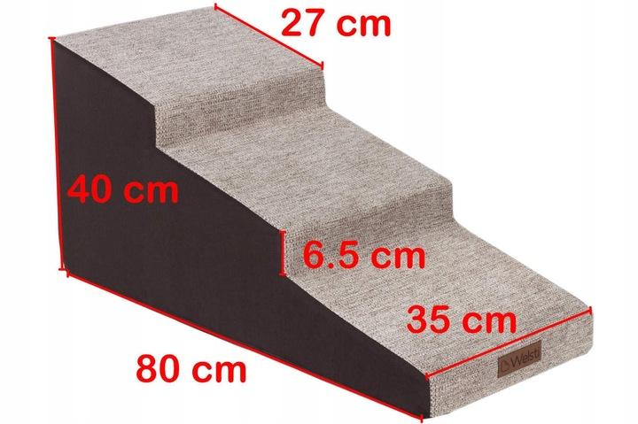 Schodki Dla Psa Schody Długie I Łagodne Stopnie Welsti 40 Cm Łatwe Wejście